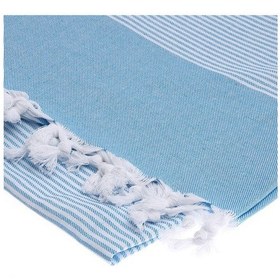 Resim %100 Pamuk Yumuşak Peştemal Dokuma Plaj Hamam Peştemali Natural 