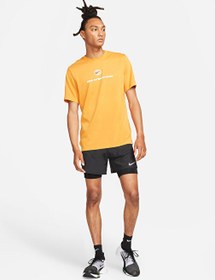 Resim Nike Siyah - Gri - Gümüş Erkek Regular Fit Şort DM4757-010 M NK DF STRIDE 5IN SHRT 