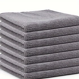 Resim 5 Adet Ultra Emici Mikrofiber Temizlik Bezleri - Mutfak, Banyo & Araba için Yeniden Kullanılabilir, Dayanıklı Bulaşık Havluları - Cam, Aynalar, Ocaklar için Çok Yönlü Süngerler - 30.48x30.48cm, Karışık Renkler, Temizlik Bezi, Tencere, Kase, Su Musluğu 
