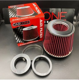 Resim Açık Hava Filtresi Geniş Krom Başlı Kırmızı Renk - Süper Ses Yüksek Performans 