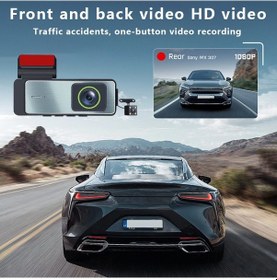 Resim Araç İçi Kamera 1080p Ön Arka Kamera Wifi 64gb Haiza Kartı Destekler Star Gece Görüşlü 