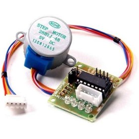 Resim Genel Markalar 28 BYJ-48 Redüktörlü Step Motor ve ULN2003A Step Motor Sürücü Kartı 