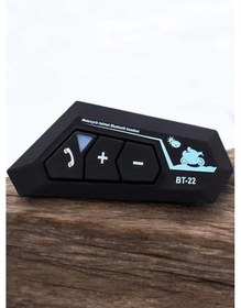Resim Diğer İnterkom Intercom Kask Kulaklık Bt22 Bluetooth Motosiklet Kulaklık 5.0 Bluetooth 