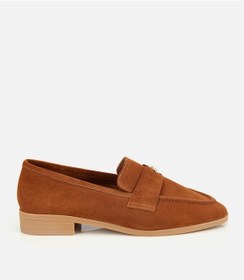 Resim Hotiç Kadın Süet Deri Taba Yumuşak Dokulu Klasik Loafer 01ayh312410a430 Taba 