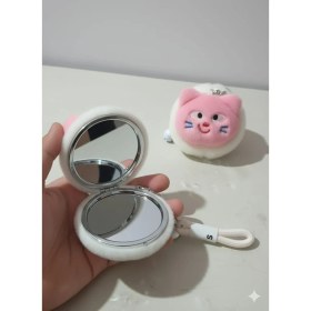 Resim Denes Life Anahtarlık Peluş Makyaj Aynası 