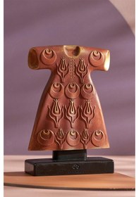 Resim Kaftan Heykeli Bordo 