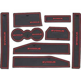 Resim Jeemson Range Rover Evoque 2012-2018 İçin 8 Adet Kauçuk Kapı Yastığı - Su Geçirmez, Sert Vuruşten Koruyucu, Kolay Temizlenir 