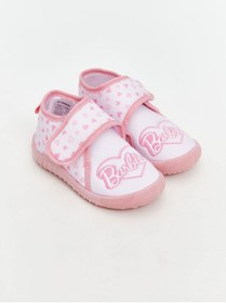 Resim LC Waikiki Pembe Nakışlı Kız Bebek Panduf 