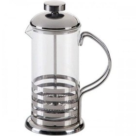Resim Paslanmaz Çelik Gövdeli French Press Kahve ve Çay Demleme Aparatı 350ml 