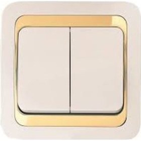 Resim Makel Mimoza Komütatör Priz Gold Makel 