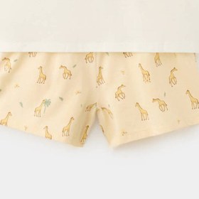 Resim MANGO Kids Desenli şort pijama 