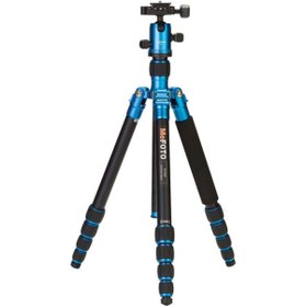 Resim Genel Markalar Mefoto A1350q1b Roadtrip Aluminum Travel Tripod Kit (blue)? ? 