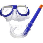 Resim Vardem Oval Dalış Maskesi Ve Şnorkel Seti Mavi Smg-m25s80 