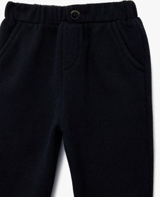 Resim Koton Düğmeli Cep Detaylı Beli Bağcıklı Jogger Eşofman Altı Lacivert 6smb40037tk Lacivert 