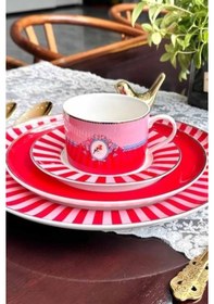 Resim Acar Prilla 6 Kişilik 19 Parça Porselen Pasta-ikram Seti Ncy-07081 