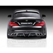 Resim Mercedes W117 Cla Serisi Amg 2012 - 2015 Uyumlu Piecha Difüzör Plastik Boyasız 