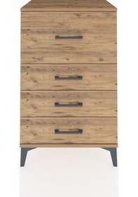Resim Hyperion Komodin 4 Çekmeceli 60x44x96 Çam-çam Atlas Çam 