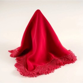 Resim İğne Oyalı Şal Namaz Örtüsü, 144x68 Cm. Fuşya Pembe Fuşya 