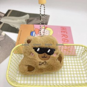 Resim Silver1 Peluş Karikatür Anahtarlık Kolye Küçük Hediye Bebek Kolye Çanta Çekicilik Aksesuarları (Yurt Dışından) 