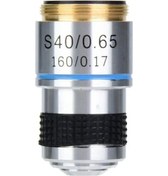 Resim Biyolojik Mikroskop 40x Aşromatik Objektif Lens, Alüminyum Konstrüksiyon, Keskin Görüntü, 185mm Mesafe, Rms Telli Aksesuar 
