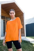 Resim Gils Butik Turuncu Salaş Bluz 