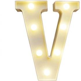 Resim Reedark Pvc Harfli Led Işık Tabela - Su Geçirmez Ip54 - 2 Aa Pil İle Çalışır - Parti Dekorasyonu Diğr 