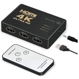 Resim Aghbilgisayar 3 Port Hdmi Switch Kumandalı Hdmi Seçici 3 Giriş 1 Çıkış 
