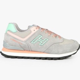 Resim Hammer Jack Chile Hakiki Deri Gri Somon Kadın Spor Ayakkabı Gri 