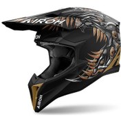 Resim Airoh Wraap Cyborg Matt Kask Mat Siyah 