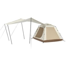 Resim Naturehike Ango Piknik 3 Otomatik Kurulum Standart Tenteli Çadır Bej 