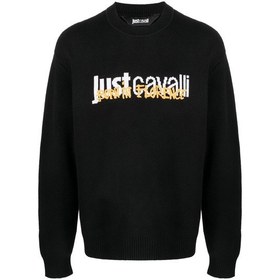 Resim Just Cavalli Bisiklet Yaka Sweat Siyah 