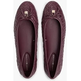 Resim Tommy Hilfiger Th Quilted Ballerina Babet 