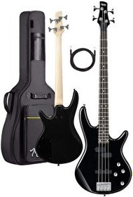 Resim Midex MBG-400BK Üst Segment Profesyonel Bas Gitar 4 Telli (Softcase Gigbag ve Kablo Dahil) 