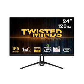 Resim Twisted Minds TM24FHD120IPS 24" FHD 120Hz 1ms HDMI DP IPS Çerçevesiz Gaming Monitör 