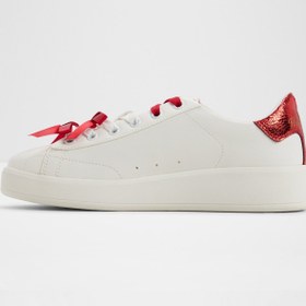 Resim Aldo LOVESNEAKER - Kadın Beyaz Bağcıklı Platform Sneaker 