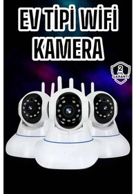 Resim Wifi Kamerası Çift Yönlü Bebek Güvenlik Kamerası Gece Görüşlü - 