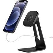 Resim Spigen MagFit iPhone için MagSafe özellikli Manyetik Şarj Standı OneTap S310M - AMP02573 