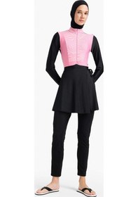 Resim DeFacto Regular Fit Hızlı Kuruyan Baskılı 5'li Burkini Takım E7998AX25HSPN160 
