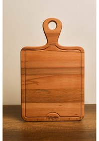 Resim Ahşap Kesme Tahtası - Ahşap Sunum Tahtası - Ahşap Servis Tahtası - Anneler Günü Hediyesi 38x23 Cm Ahşap 