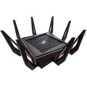 Resim ASUS ROG Rapture GT-AX11000 4804Mbps 4 Port 1.8 GHz İşlemci 1GB Ram Modem Router 