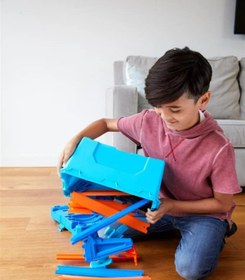 Resim Hot Wheels Track Builder Kutulu Uzman Serisi Yaris Seti FLK89-FLK90 
