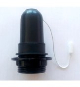 Resim Marketcik Siyah Ip Anahtarlı E27 Duy Dekoratif Şişe ve Masa Lambası Duyu 