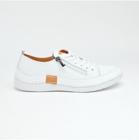Resim Derinet Günlük Hakiki Deri Kadın Sneaker 
