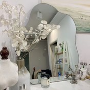 Resim Delme Gerektirmeyen Banyo ve Makyaj Masası İçin Yumuşak Işıklı Akrilik Bulut Şeklinde Duvar Aynası 