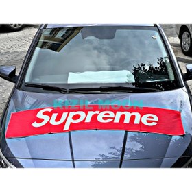 Resim Kızıl Gök Oto Serisine Uyumlu Kırmızı Supreme Torpido Ve Supreme Sırt Havlu (Torpido.130x30 Sırt.135x65) 