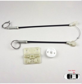 Resim Land Rover Freelander 1997-2006 İçin Arka Sağ Cam Kriko Tamir Set 