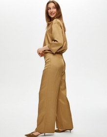 Resim Faik Sönmez Straight Fit Viskon Pamuk Pantolon S25pnt017 Us25pnt01762 Gold Altın 