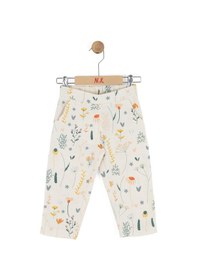 Resim Nk Kids Kız Çocuk Sunflower Pantolon Nk-51608 Krem 