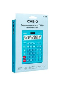 Resim Casio GR-12C-LB Masaüstü 12 Hane Hesap Makinesi 