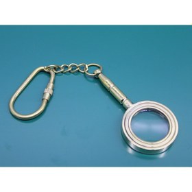 Resim Pirinç Büyüteç Anahtarlık 